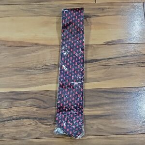 Executive Image Stylish Navy and Red Custom Patterned Men's Tie New In Plastic